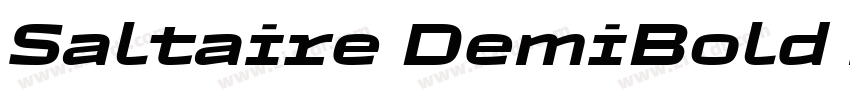 Saltaire DemiBold It字体转换